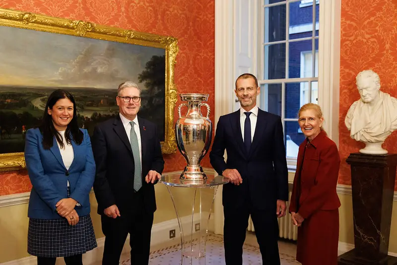 PM Sir Keir Starmer helped launch Euro 2028 at No 10 Downing Street (Image: Simon Dawson / No 10 Downing)