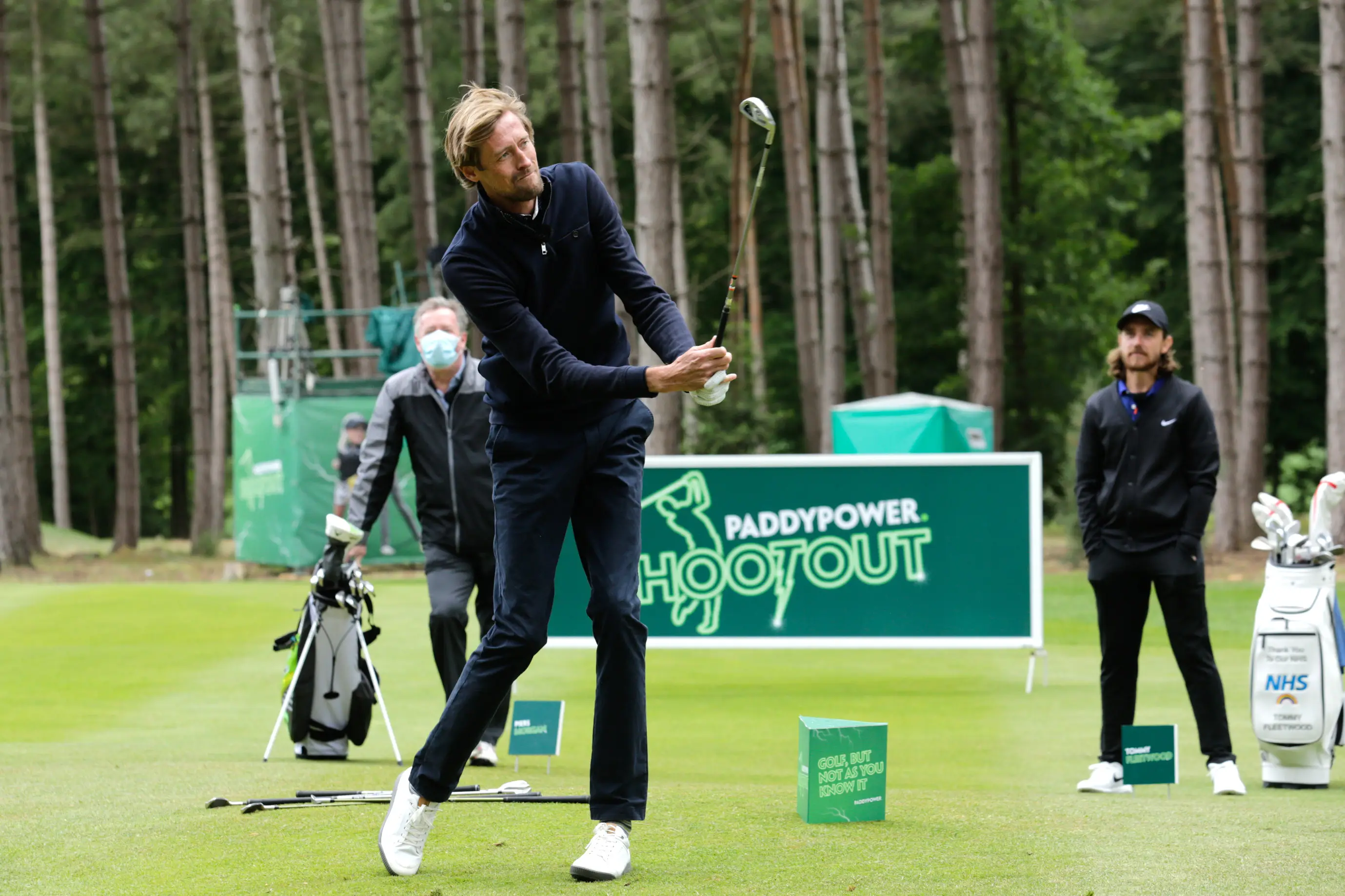 Crouch can often be seen on the course. Image credit: Getty
