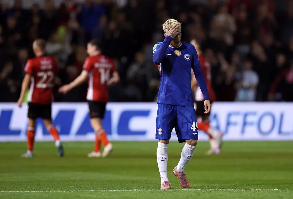 Garnacho was relentlessly booed by Lincoln fans (Image: Getty)