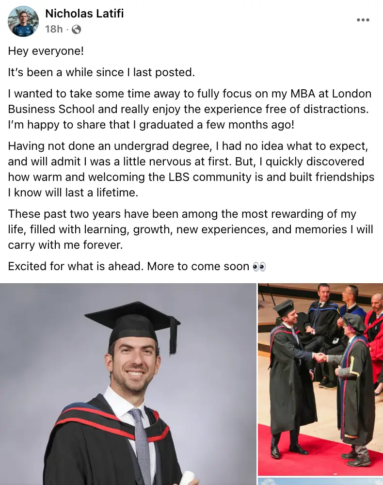 Image: Facebook/Nicholas Latifi