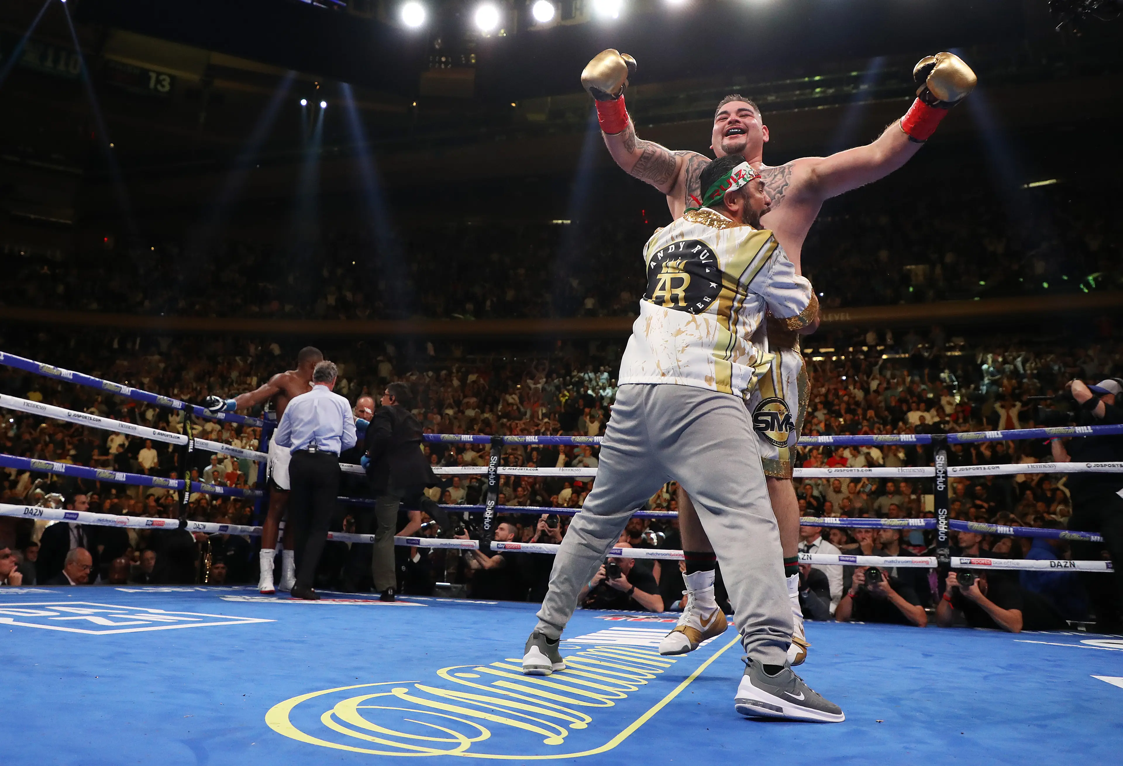 Andy Ruiz Jr. shocked the world when he beat Anthony Joshua in 2019. Image: Getty 