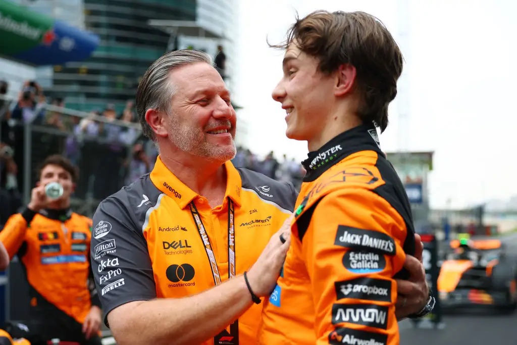Palou has claimed that Zak Brown didn't want to sign Oscar Piastri. (Image: Bryn Lennon - Formula 1/Formula 1 via Getty Images)