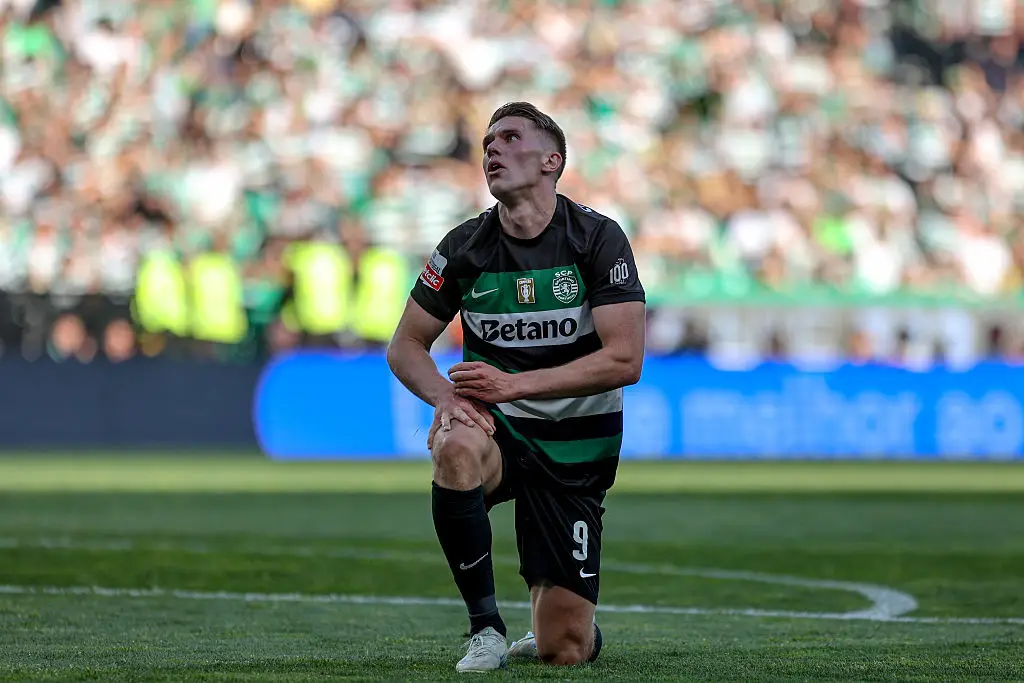 Viktor Gyokeres could move to the Premier League (Credit:Getty)