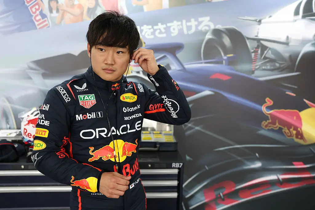 Yuki Tsunoda is currently under pressure at Red Bull Racing. (Image: Getty)