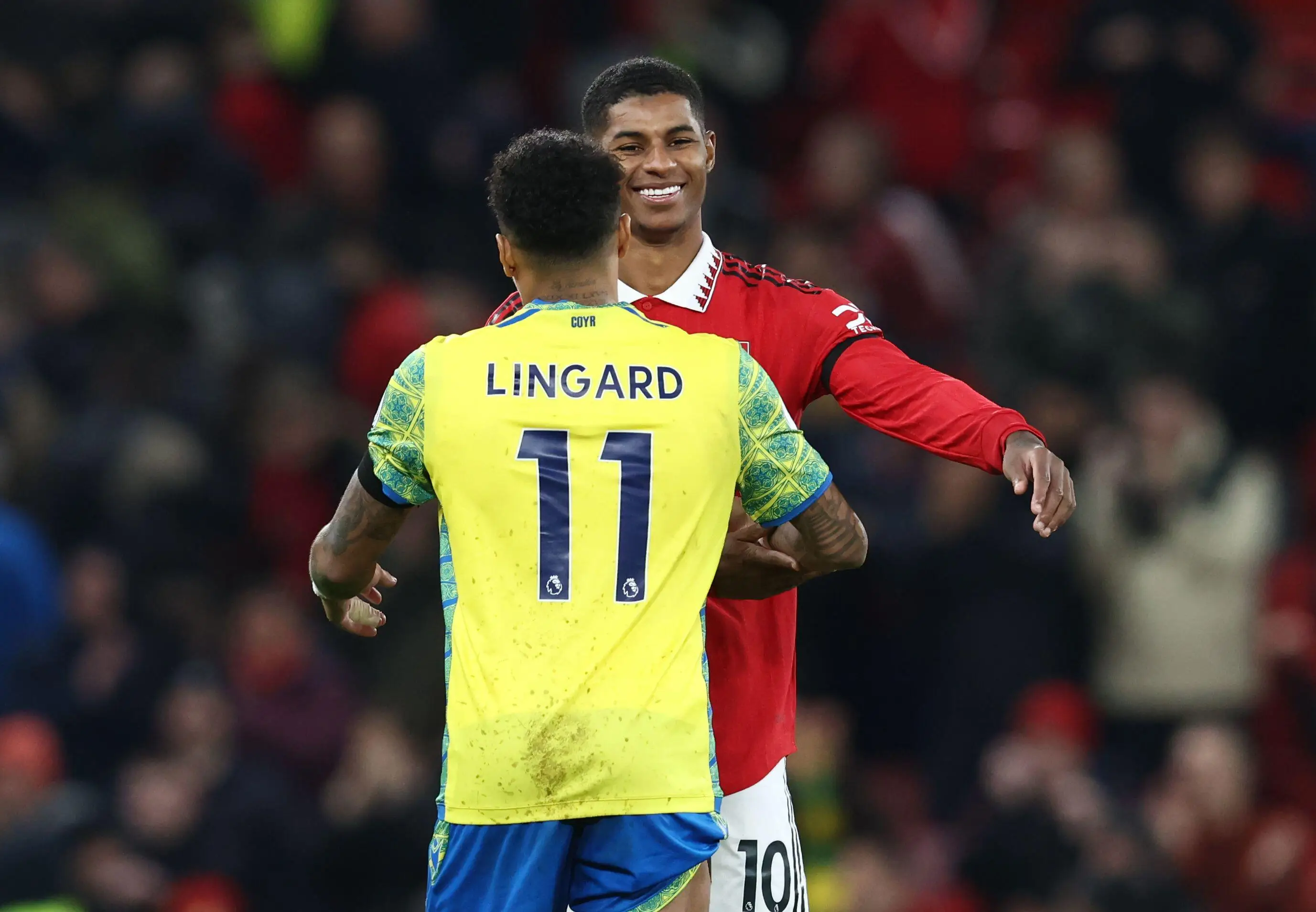 Doesn't look like Marcus Rashford agrees with Parker. Image: Alamy