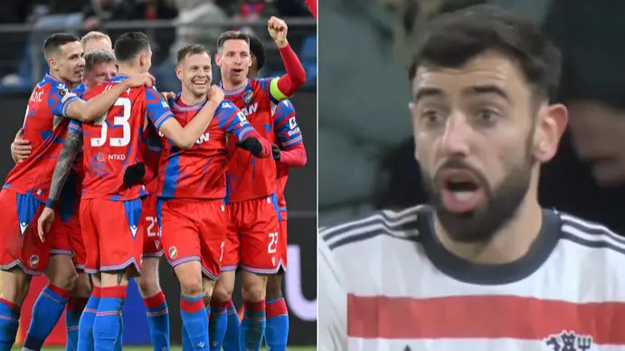 Viktoria Plzen player reveals what Bruno Fernandes told him on pitch after Man Utd clash and it speaks volumes