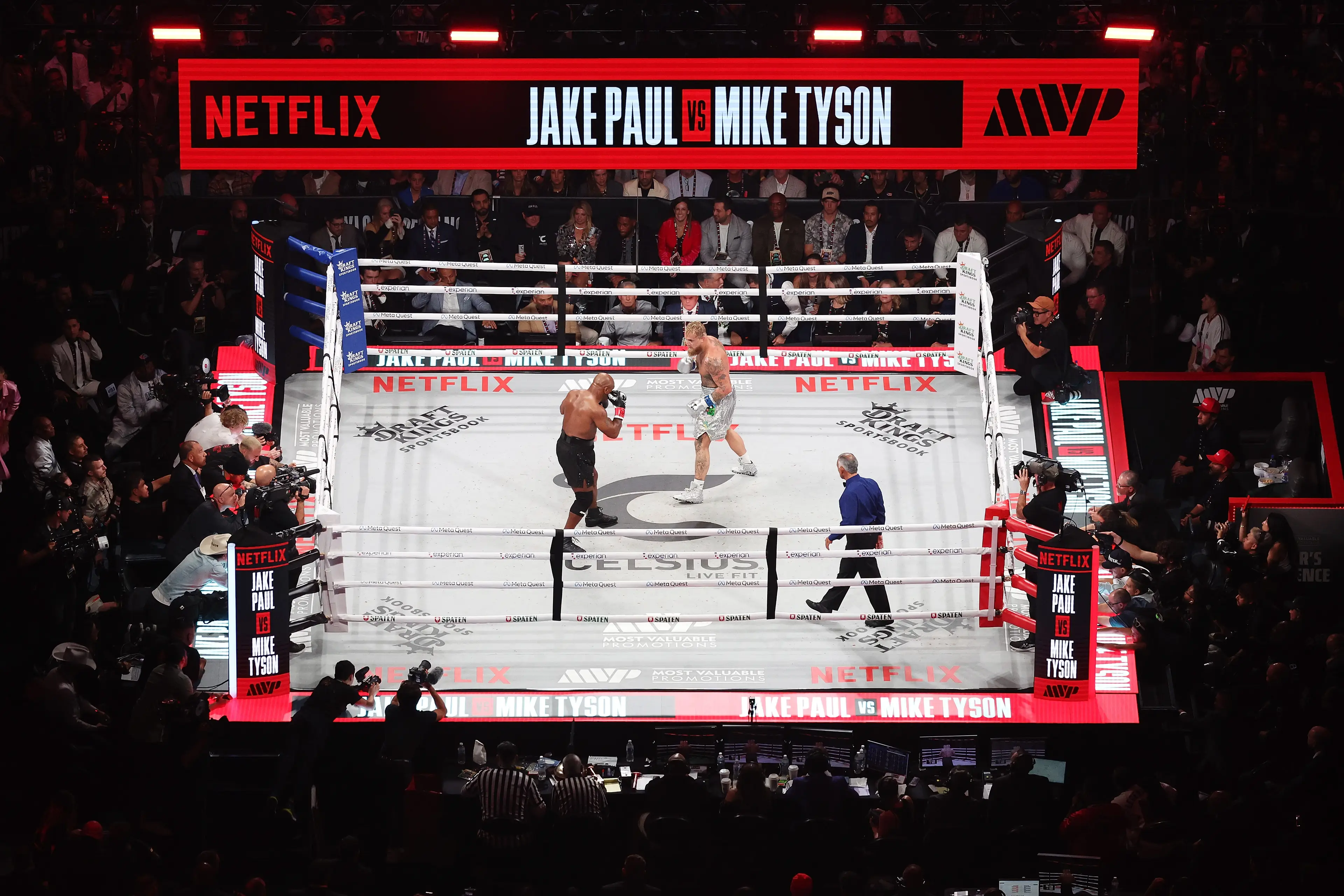 Jake Paul vs. Mike Tyson was viewed by a huge audience on Netflix. Image: Getty 