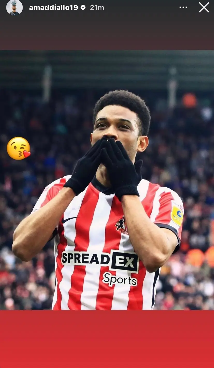 Amad's post on Instagram. (Image