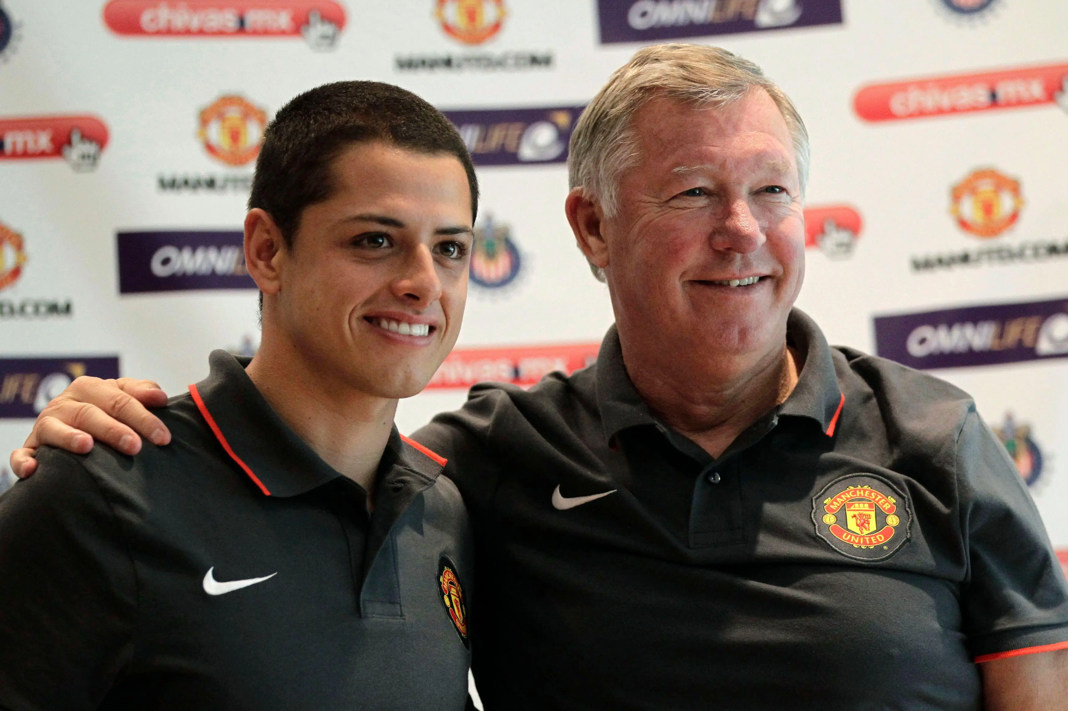 Hernandez and Ferguson in 2010. (Image