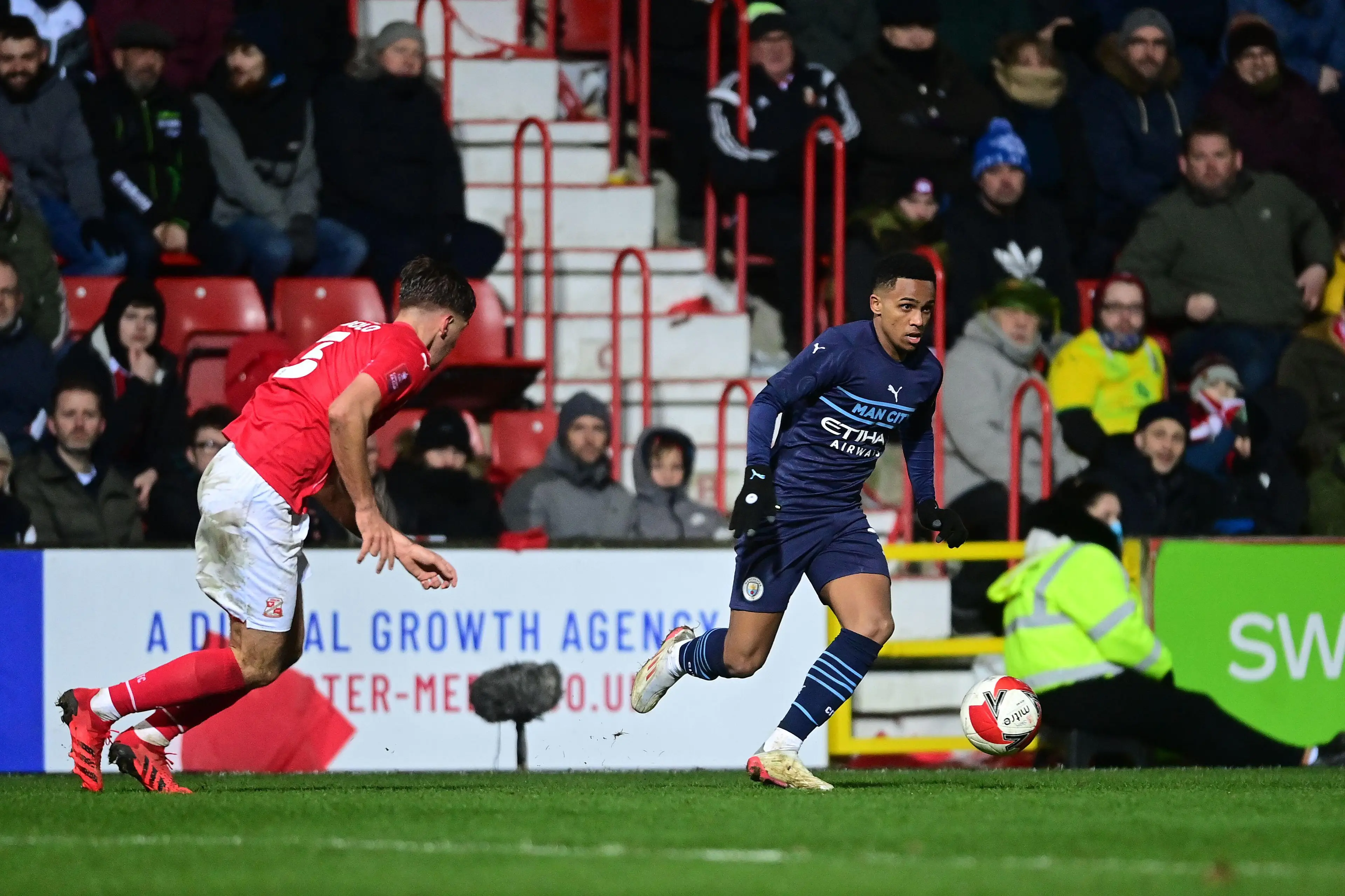 Kayky in FA Cup action (Sportimage / Alamy)