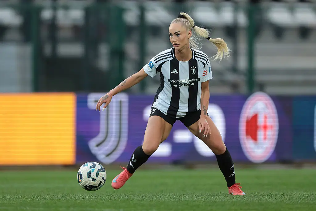 Alisha Lehmann has failed to impress since joining Juventus last summer. (Image: Getty)