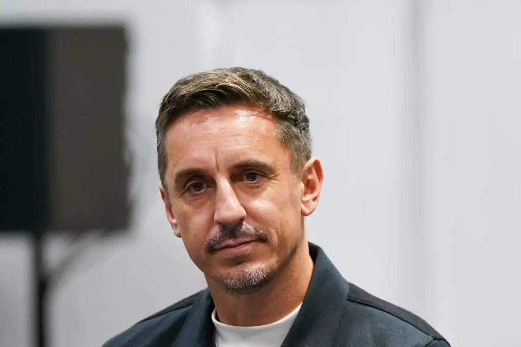 Gary Neville addressed the terror attack in a lengthy video on LinkedIn. (Image: Ian Forsyth/Getty Images)