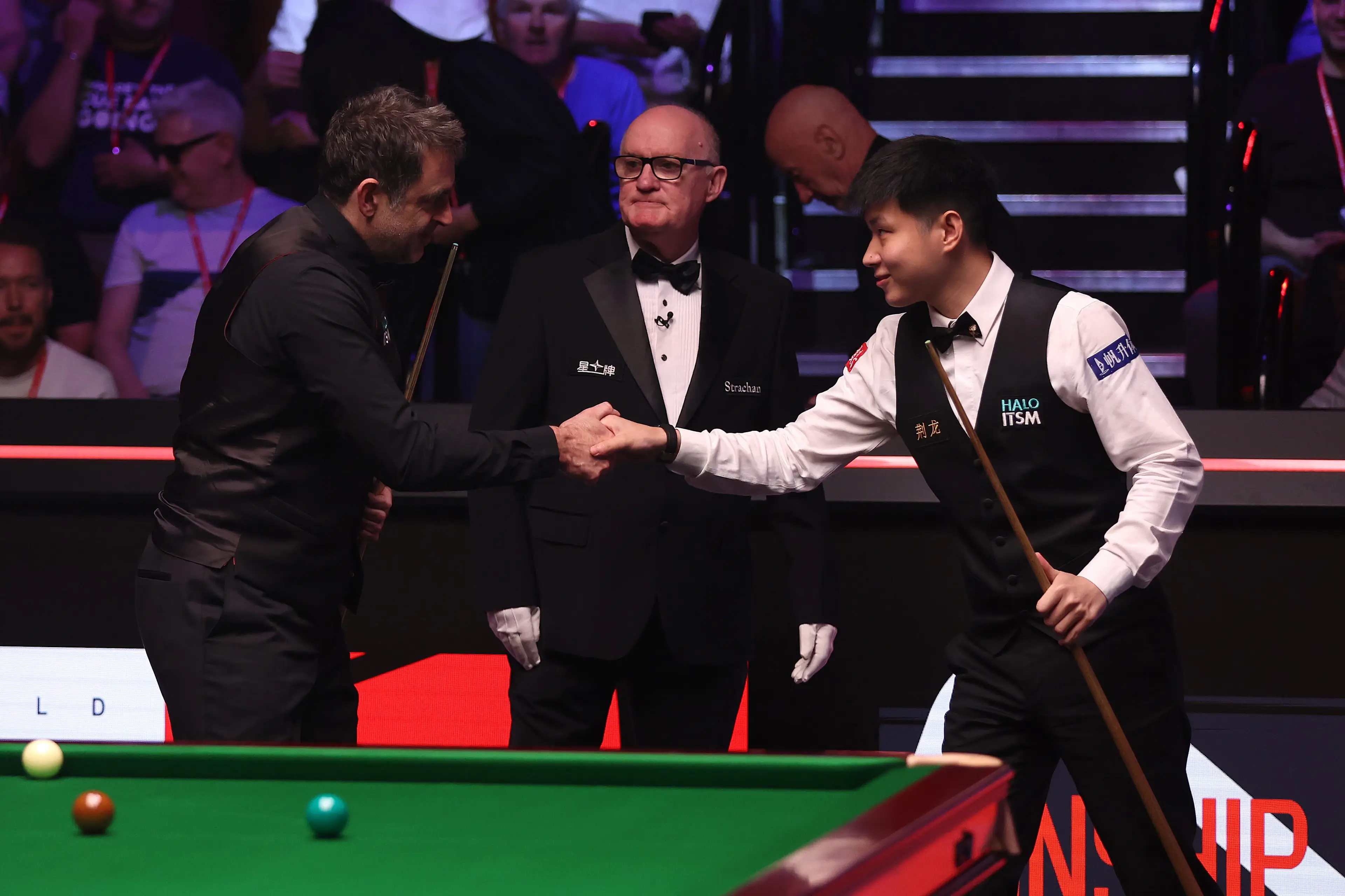 Zhao defeated O'Sullivan in the quarter-finals of the 2025 World Snooker Championship (Image: Getty)