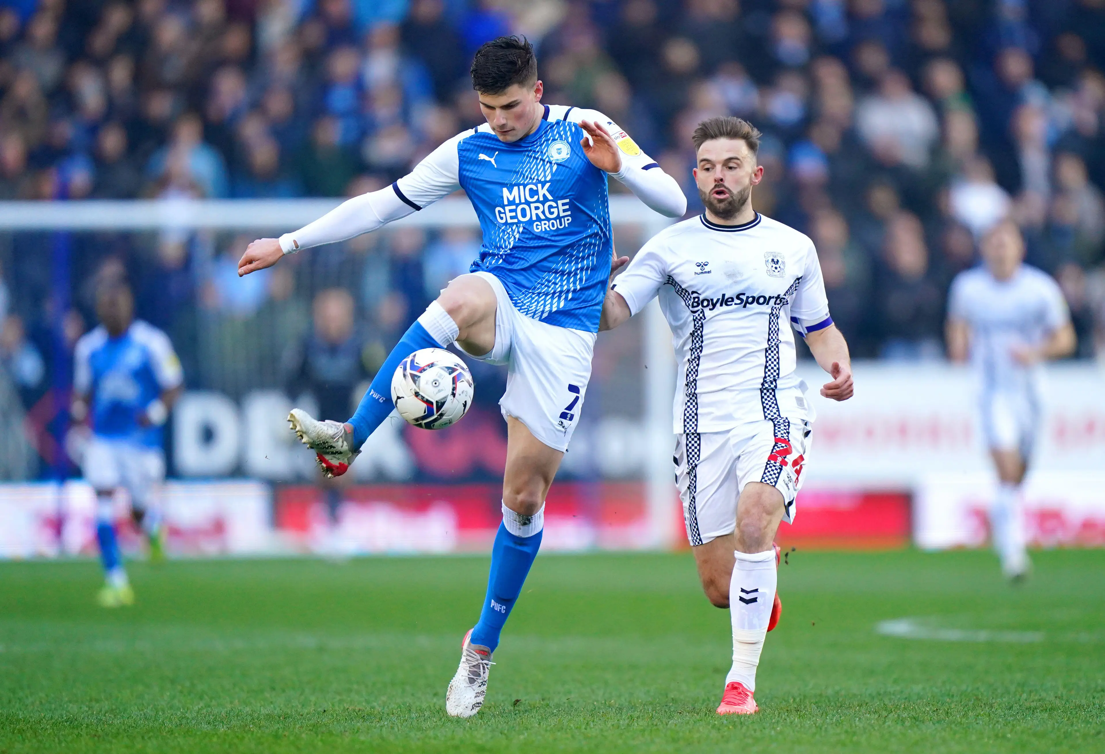Ronnie Edwards vs Coventry City (Image: PA Images/Alamy)