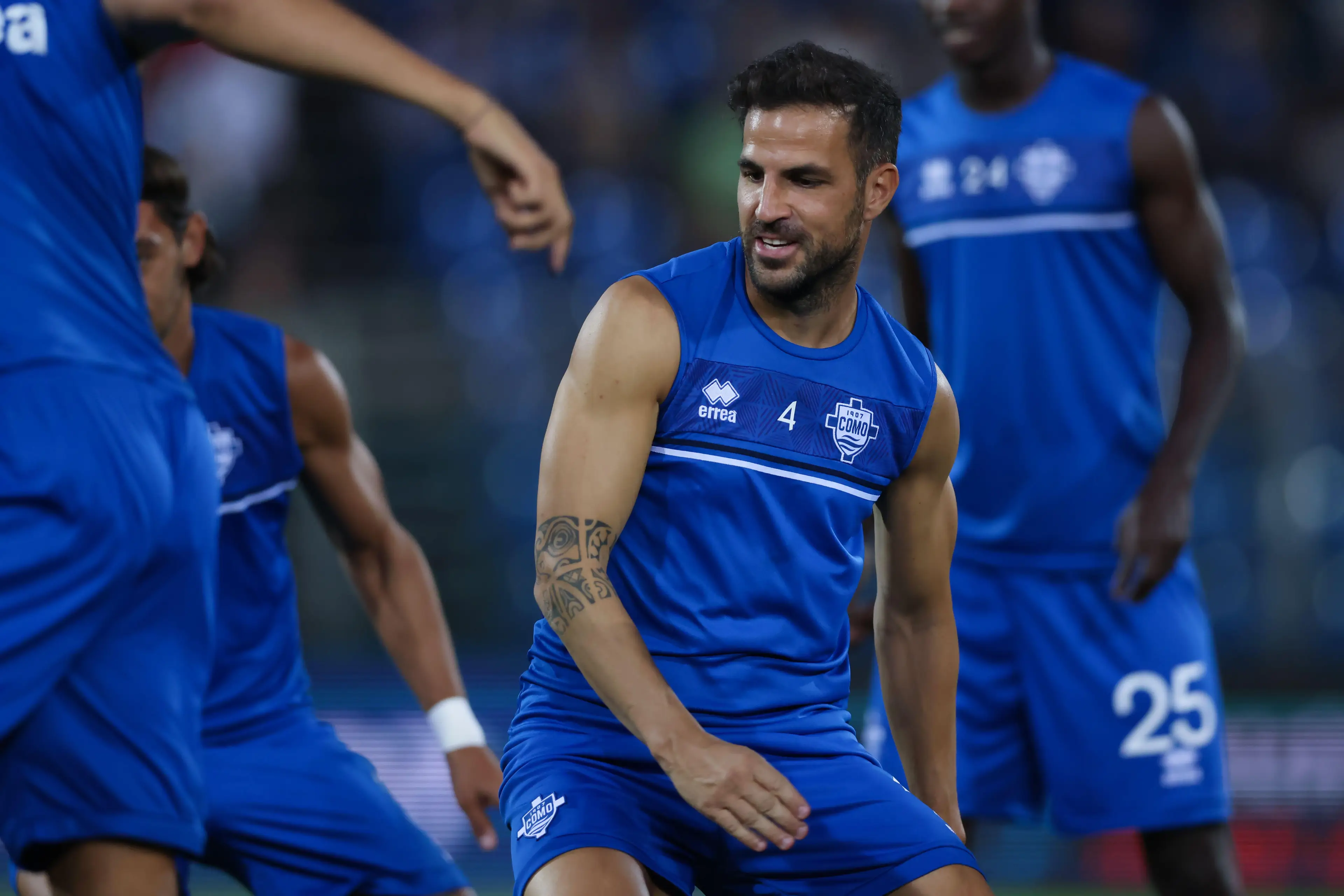 Fabregas is loving life at Como. (