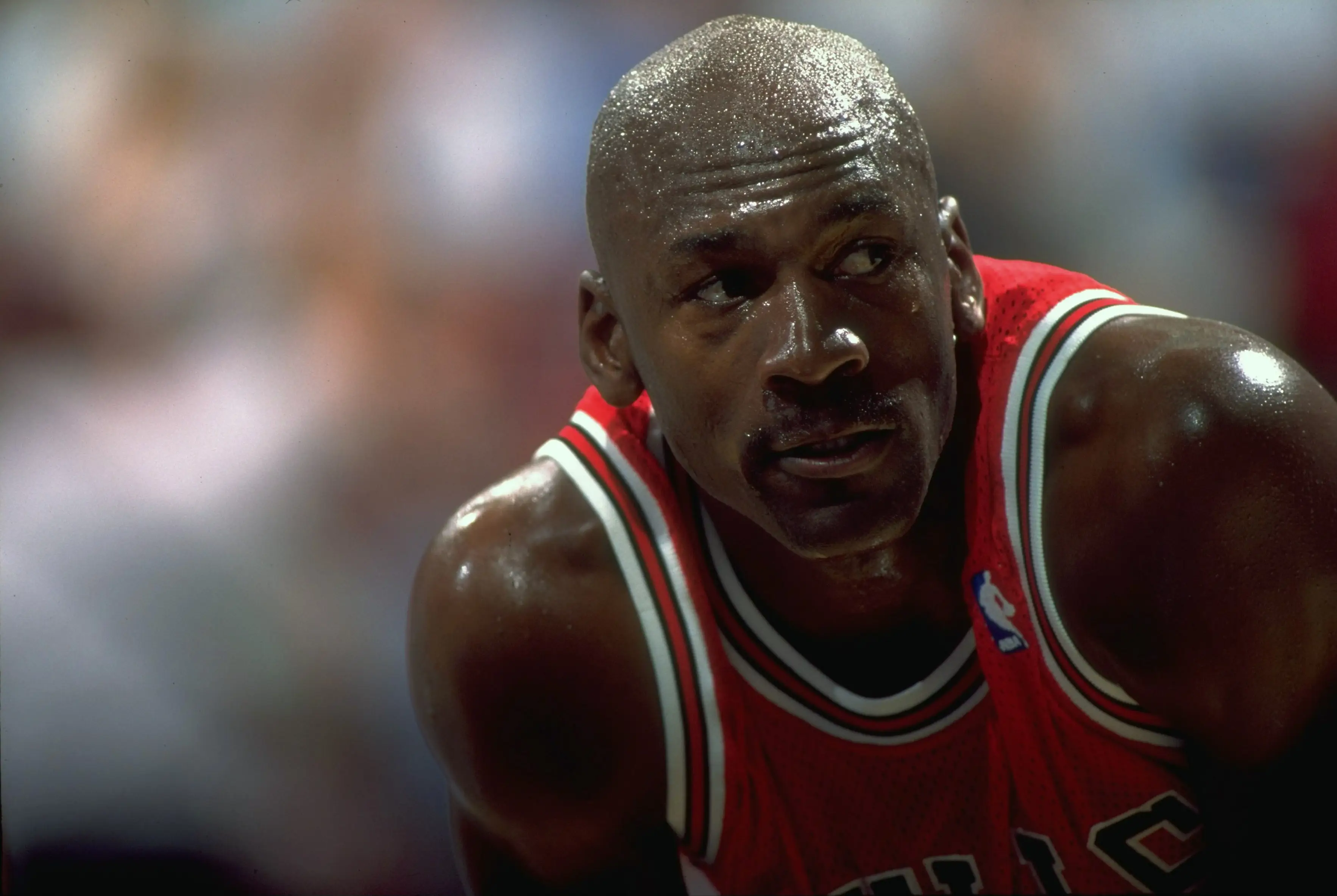 Michael Jordan in action for Chicago Bulls. Image: Getty 