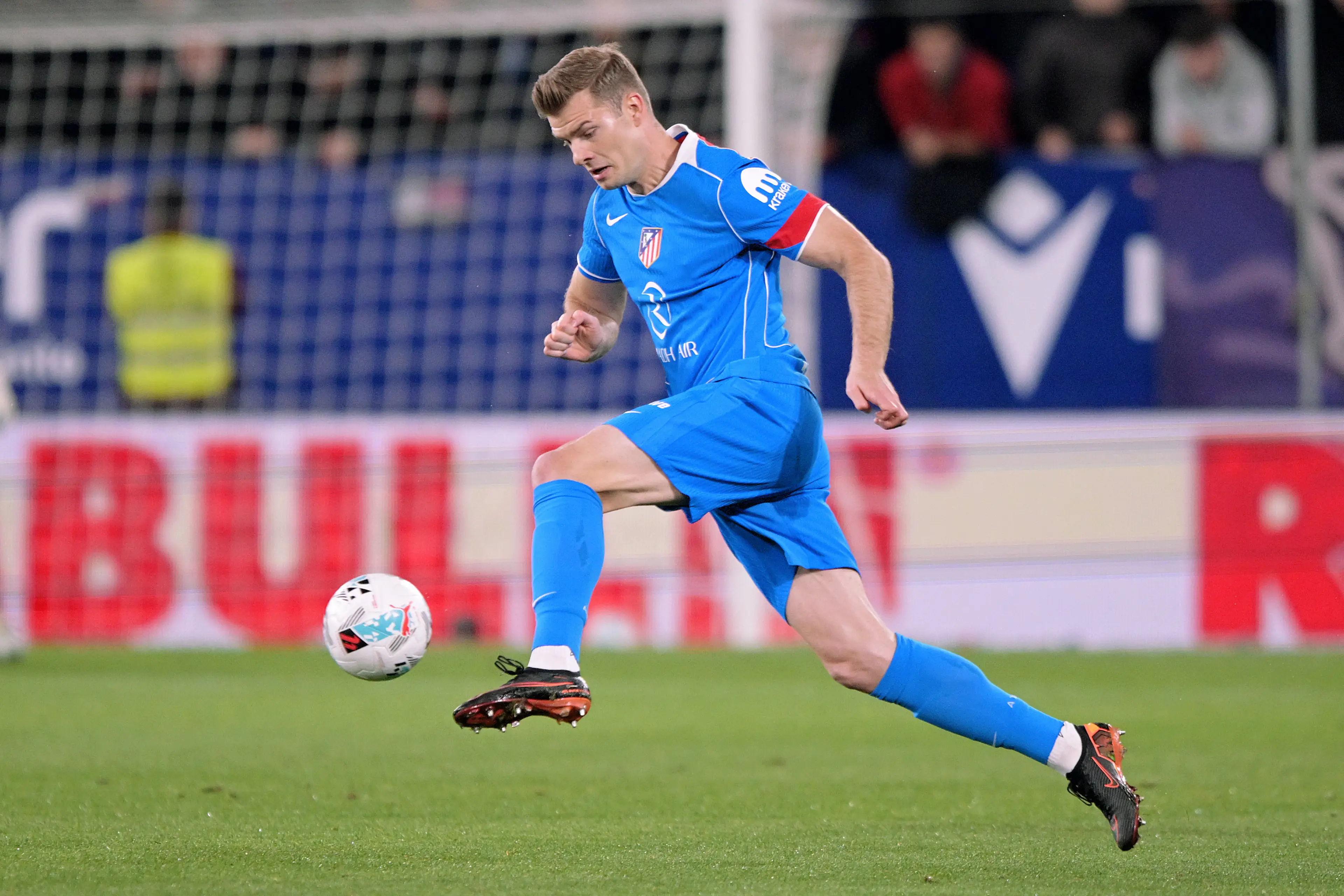 Sorloth could leave Atletico this summer. Image credit: Getty