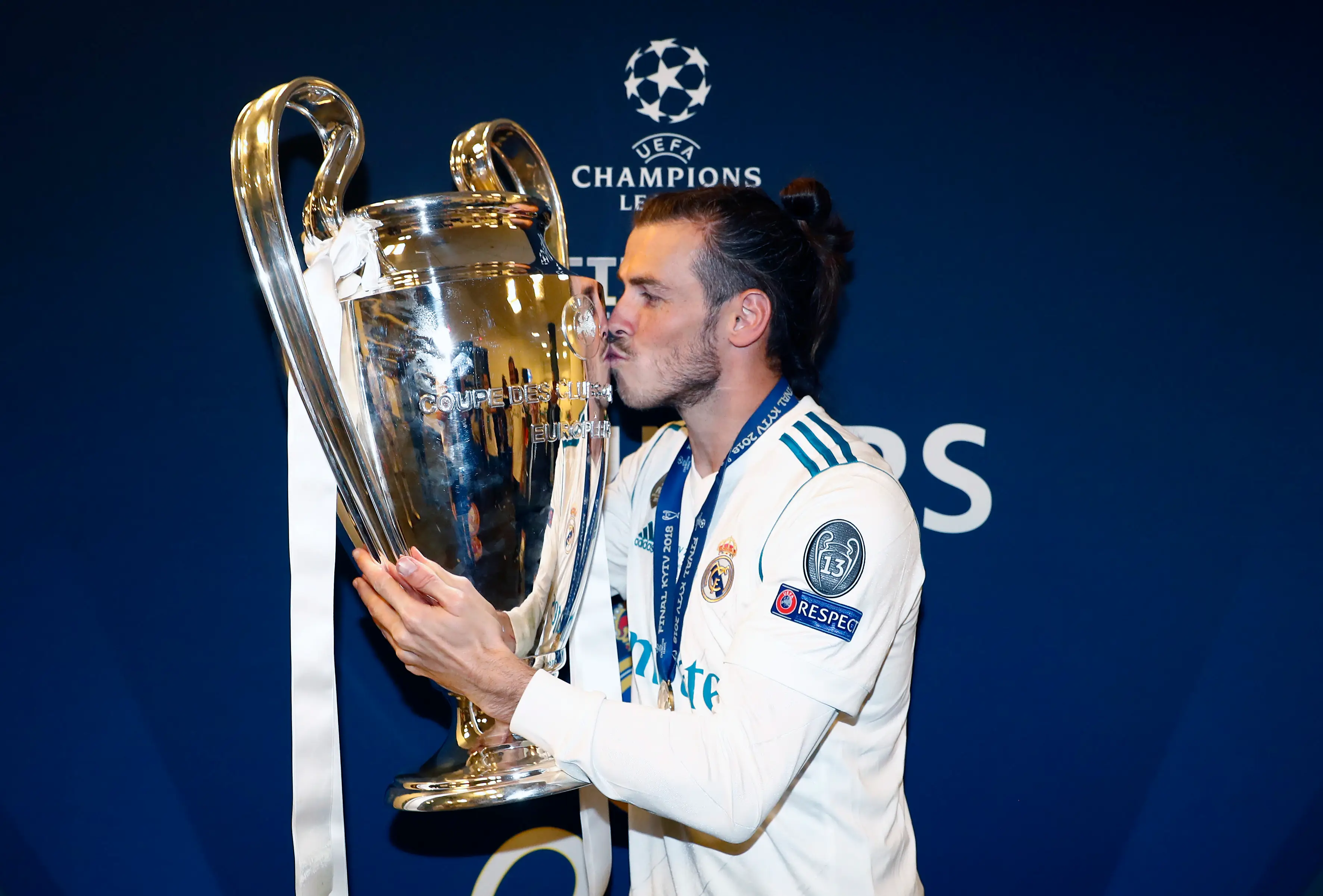 Bale won five Champions League trophies in his career. Image: Getty