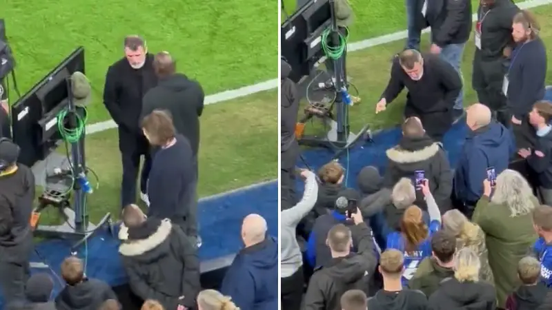 Footage shows Roy Keane's 'heated confrontation' with fan after Ipswich Town vs Man United