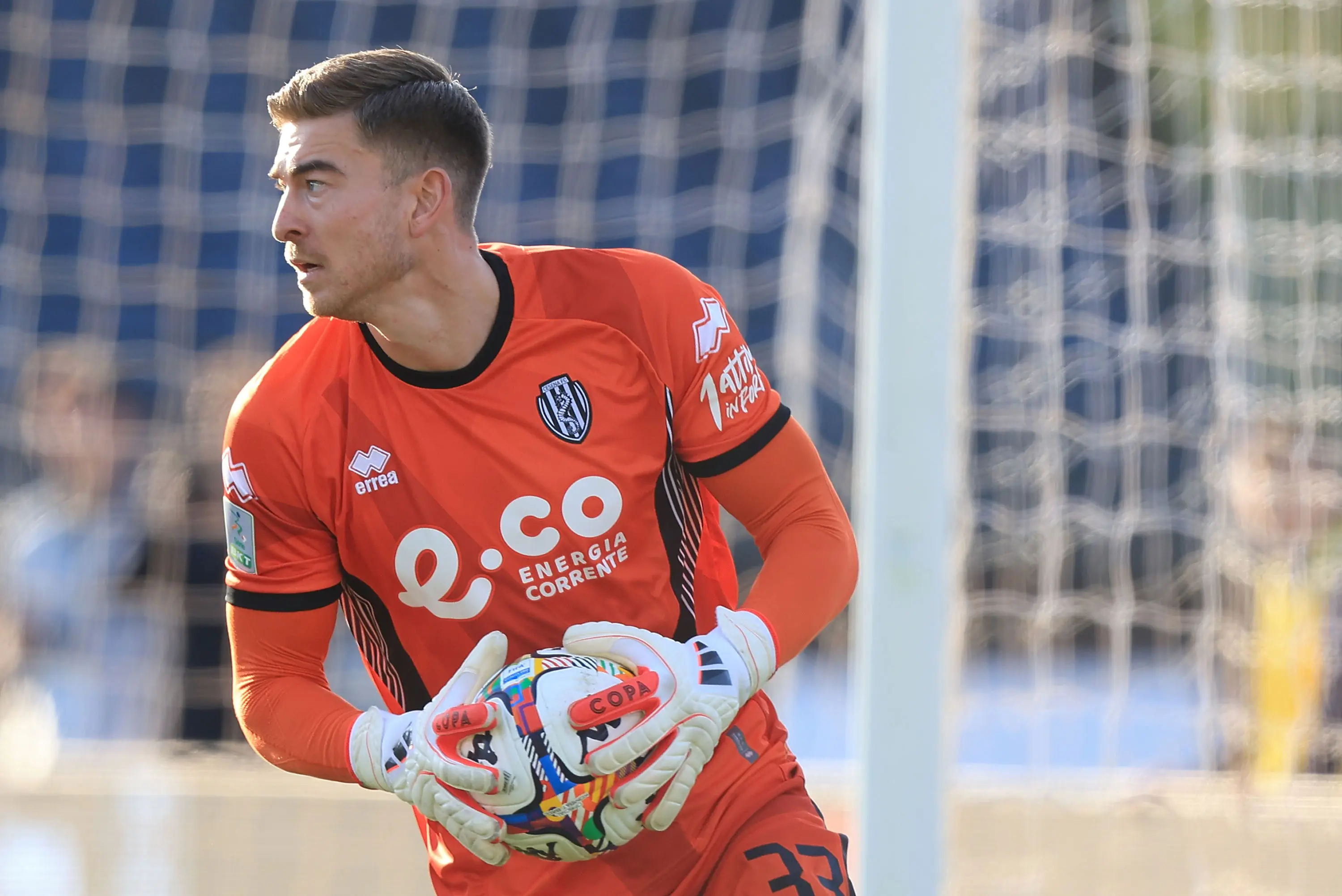 Jonathan Klinsmann pictured during Serie B clash between Cesena and Empoli. Image credit: Getty
