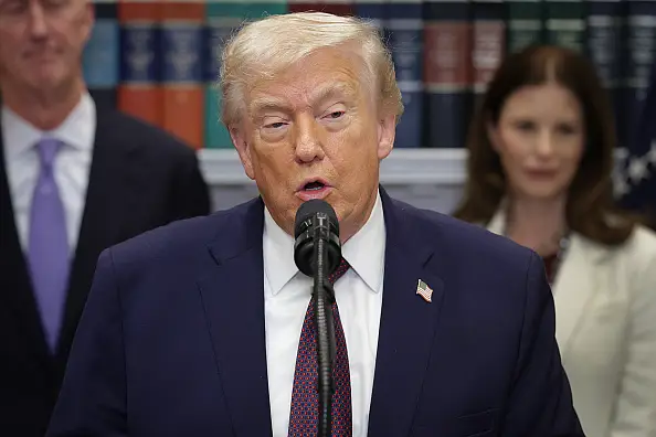 Trump has suspended visas from 75 nations (Image: Getty)