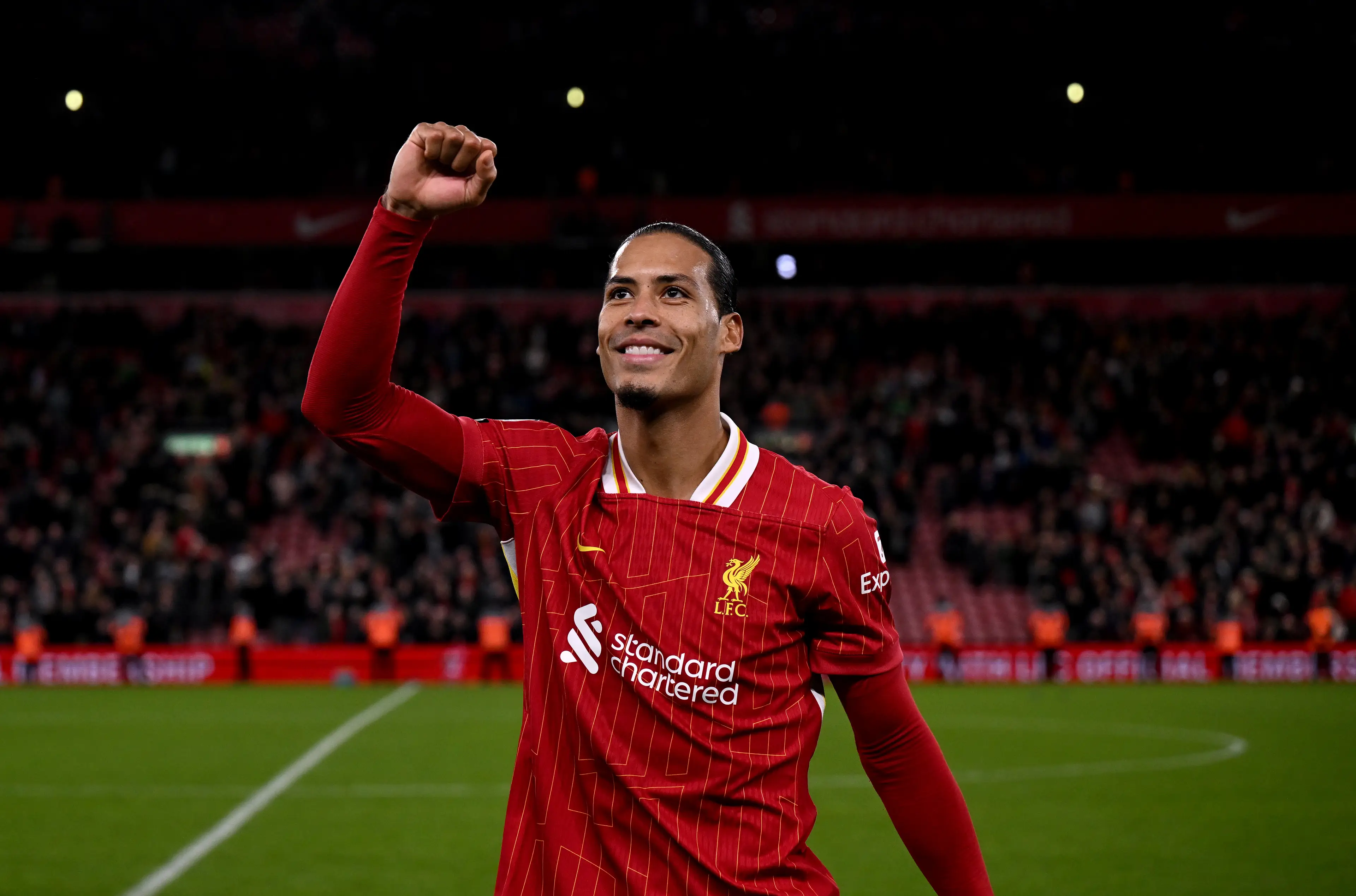 Virgil Van Dijk for Liverpool- Getty