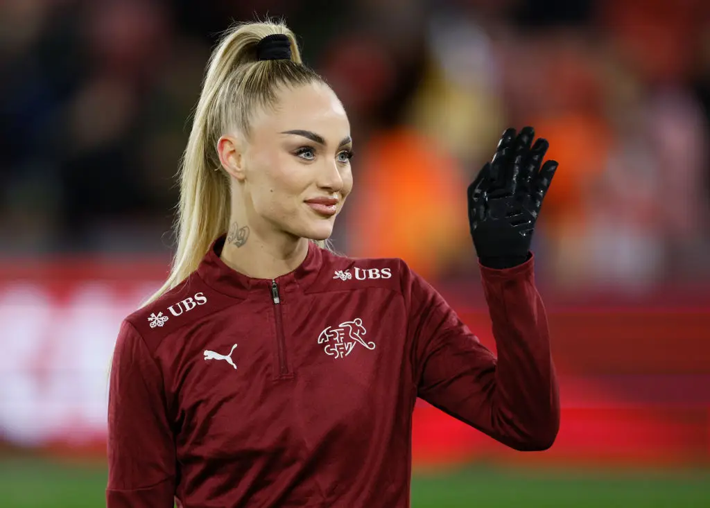 Alisha Lehmann is a Switzerland international (Credit:Getty)