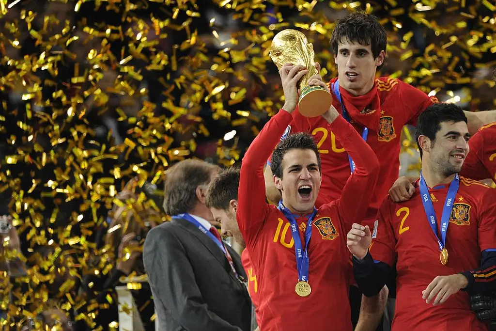 Cesc Fabregas won the 2010 World Cup with Spain (Credit:Getty)