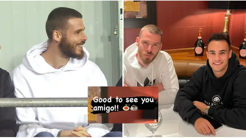 David de Gea meets with Man Utd new signing amid talk of an Old Trafford return