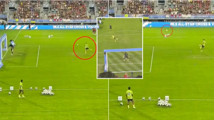 Arsenal new boy Kai Havertz failed to score a single goal during the Cross and Volley Challenge