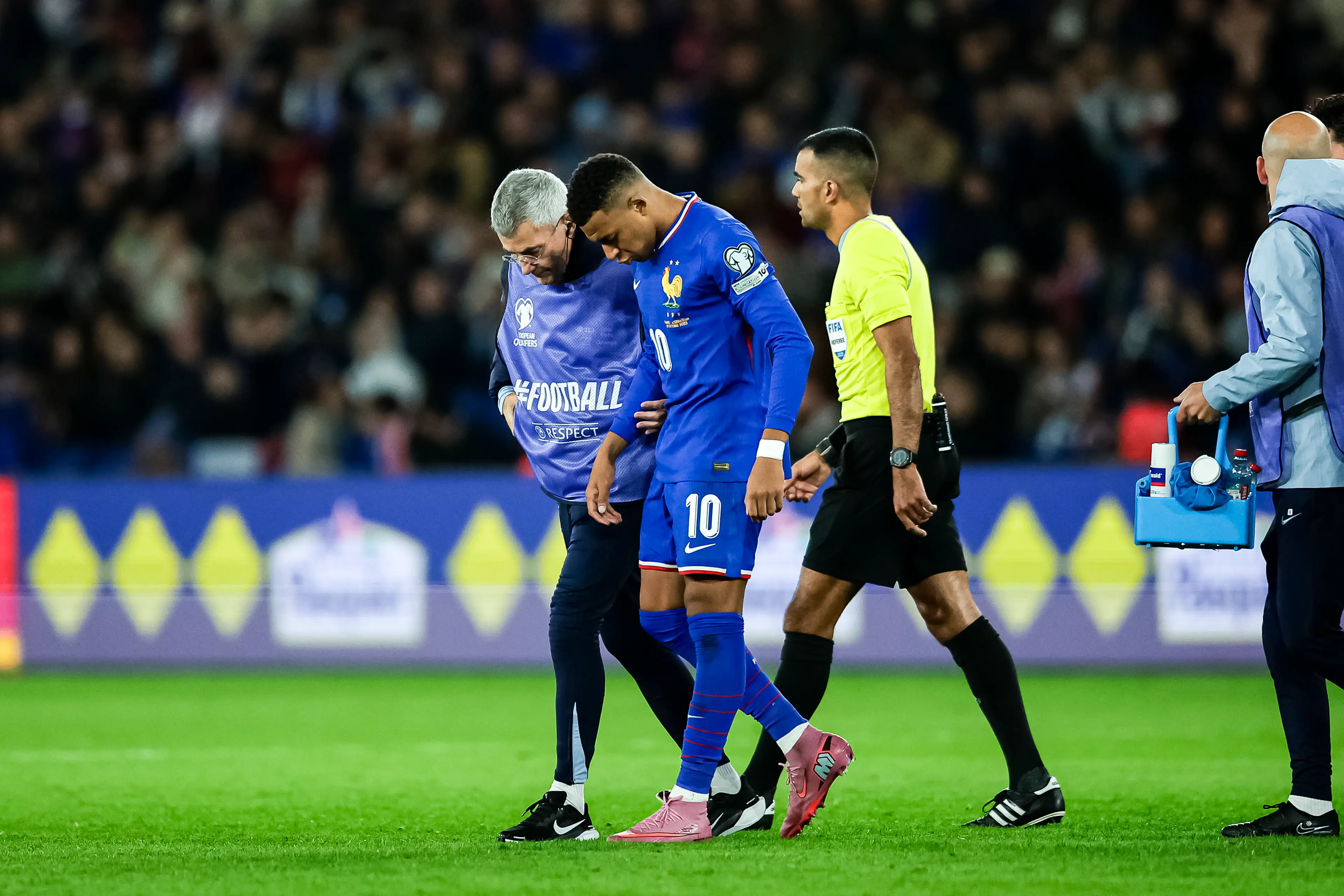 Kylian Mbappe was forced off with injury for France. Image: Eurasia Sport Images / Contributor via Getty