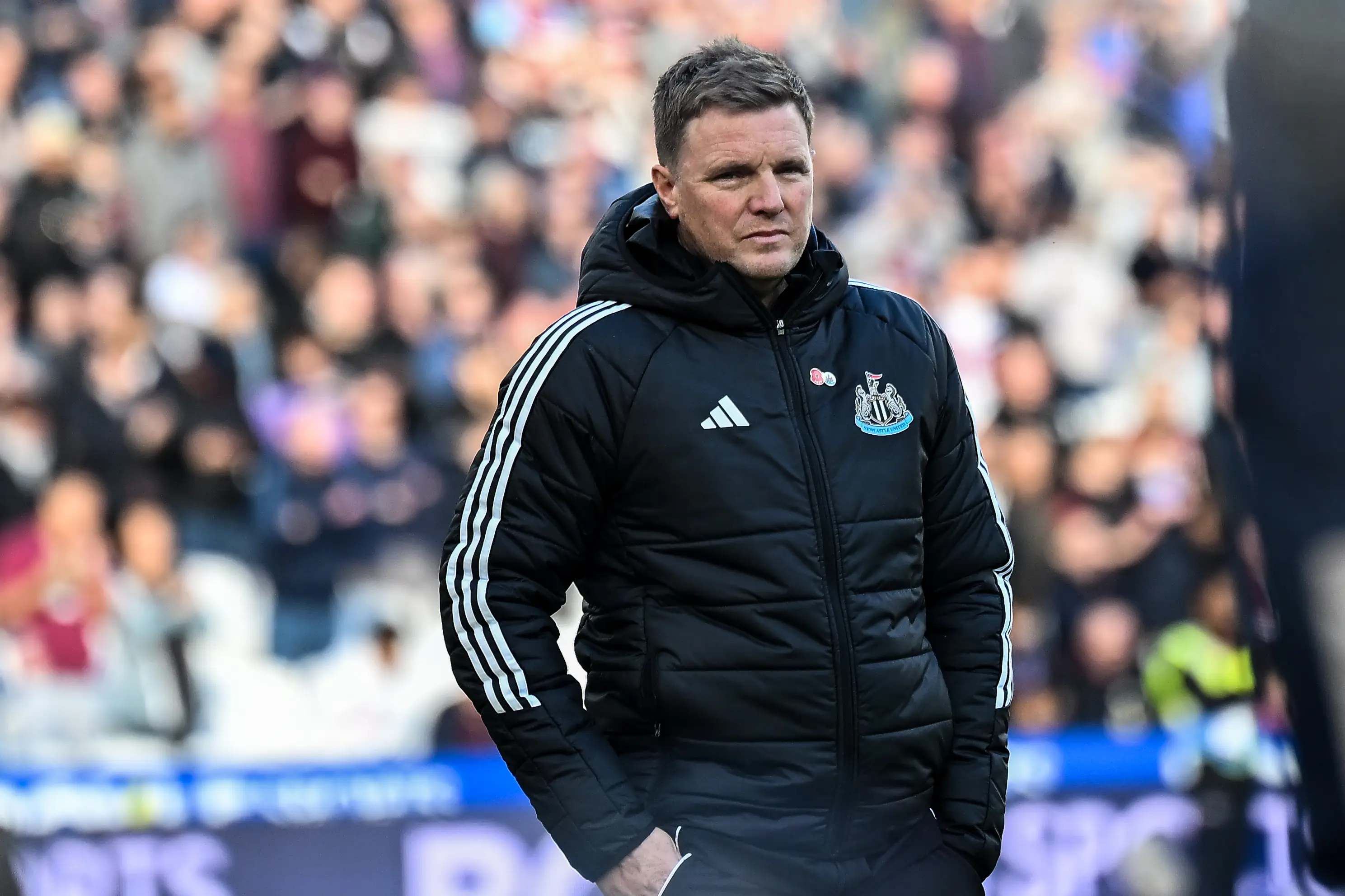 Eddie Howe has endured a tough start to the 25/26 season. Image: Getty