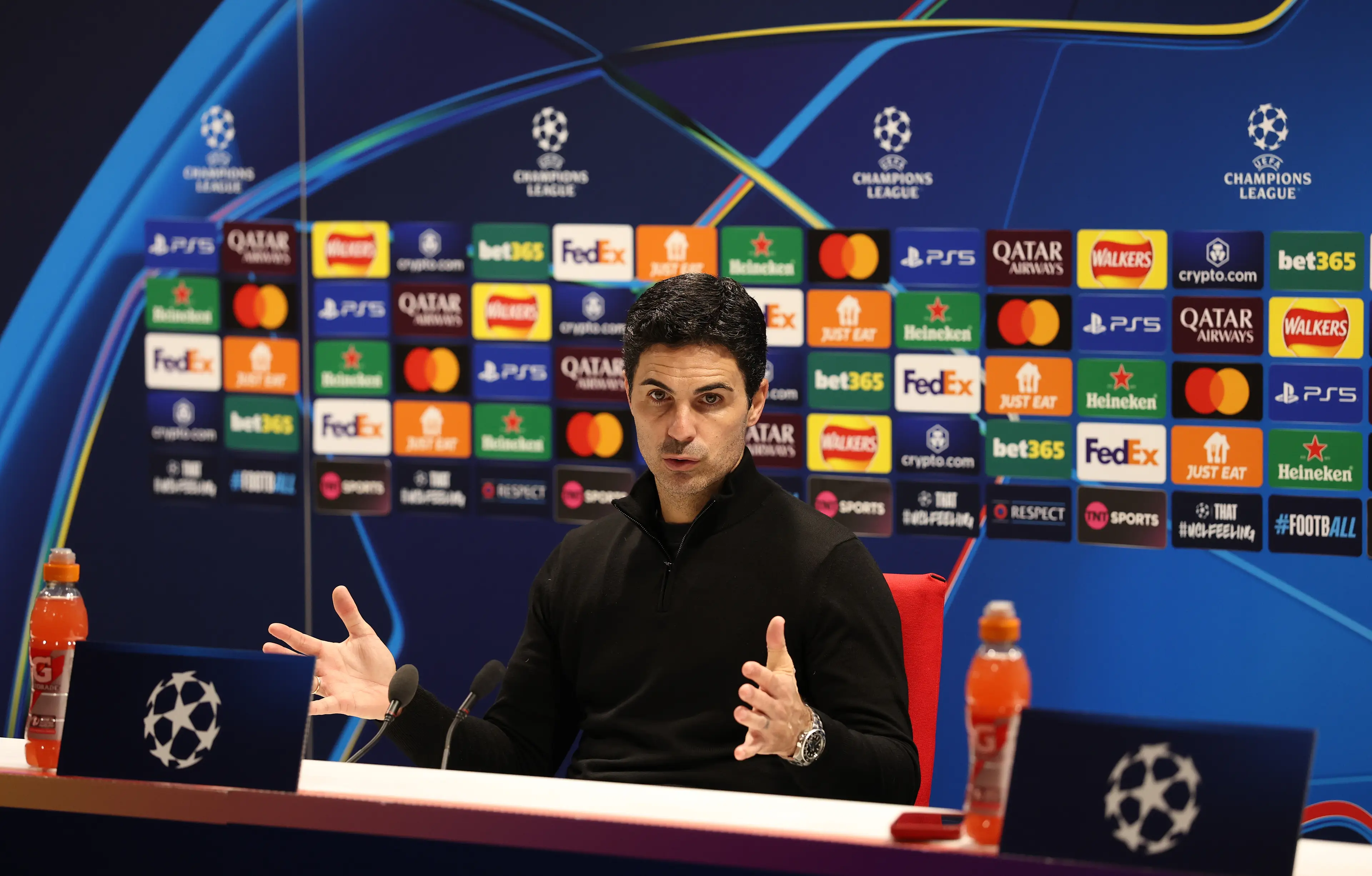 Jamie Carragher failed to mention Arsenal when predicting this season's Champions League winners. Image: Getty 