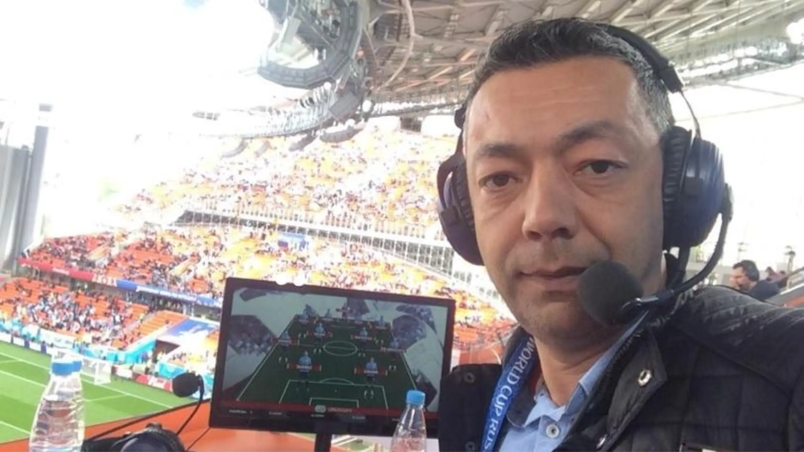 World Cup commentator was 'sacked on air' for saying two 'forbidden' words during game