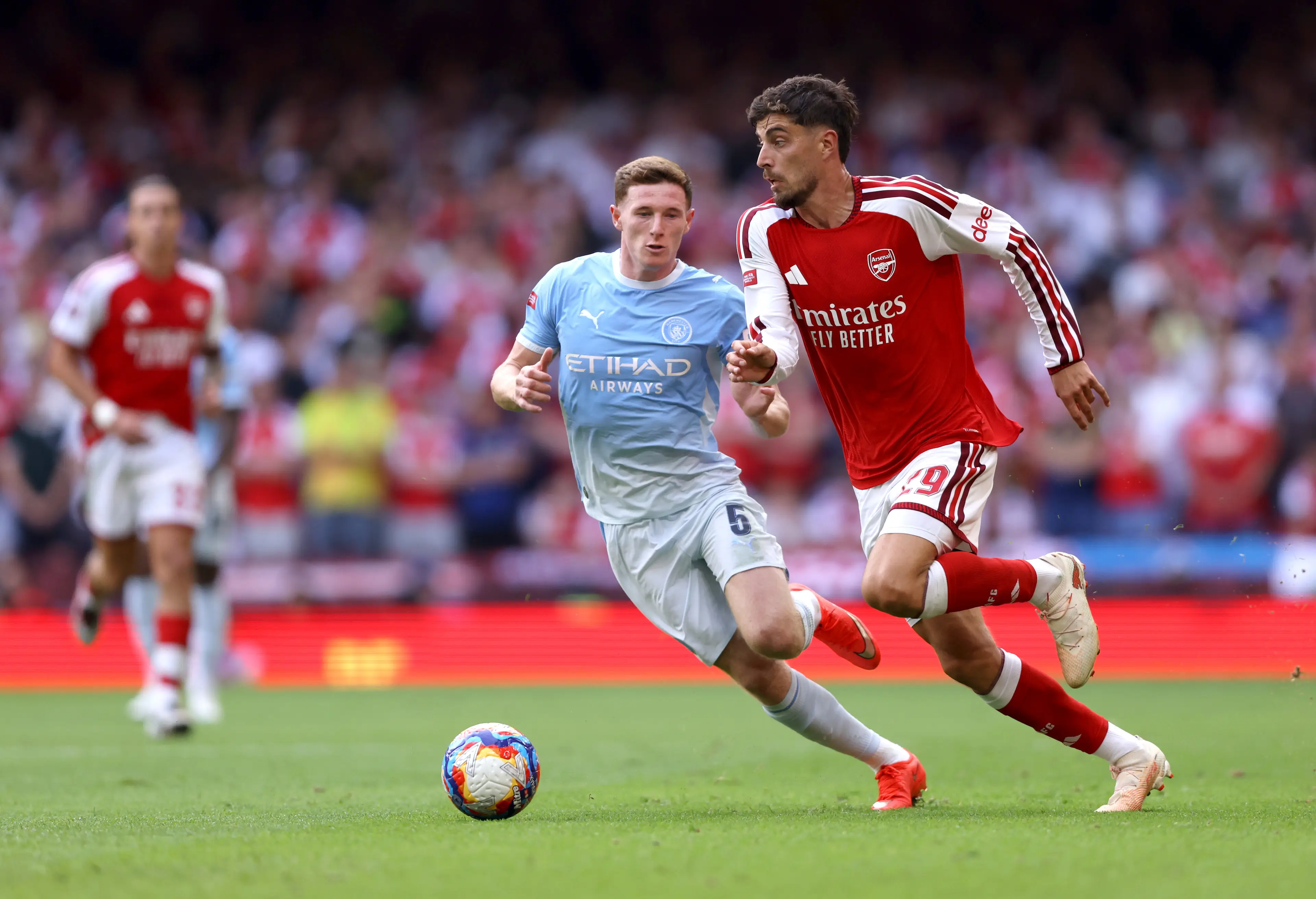 Elliot Anderson made his competitive debut for City on Sunday. Image credit: Getty 