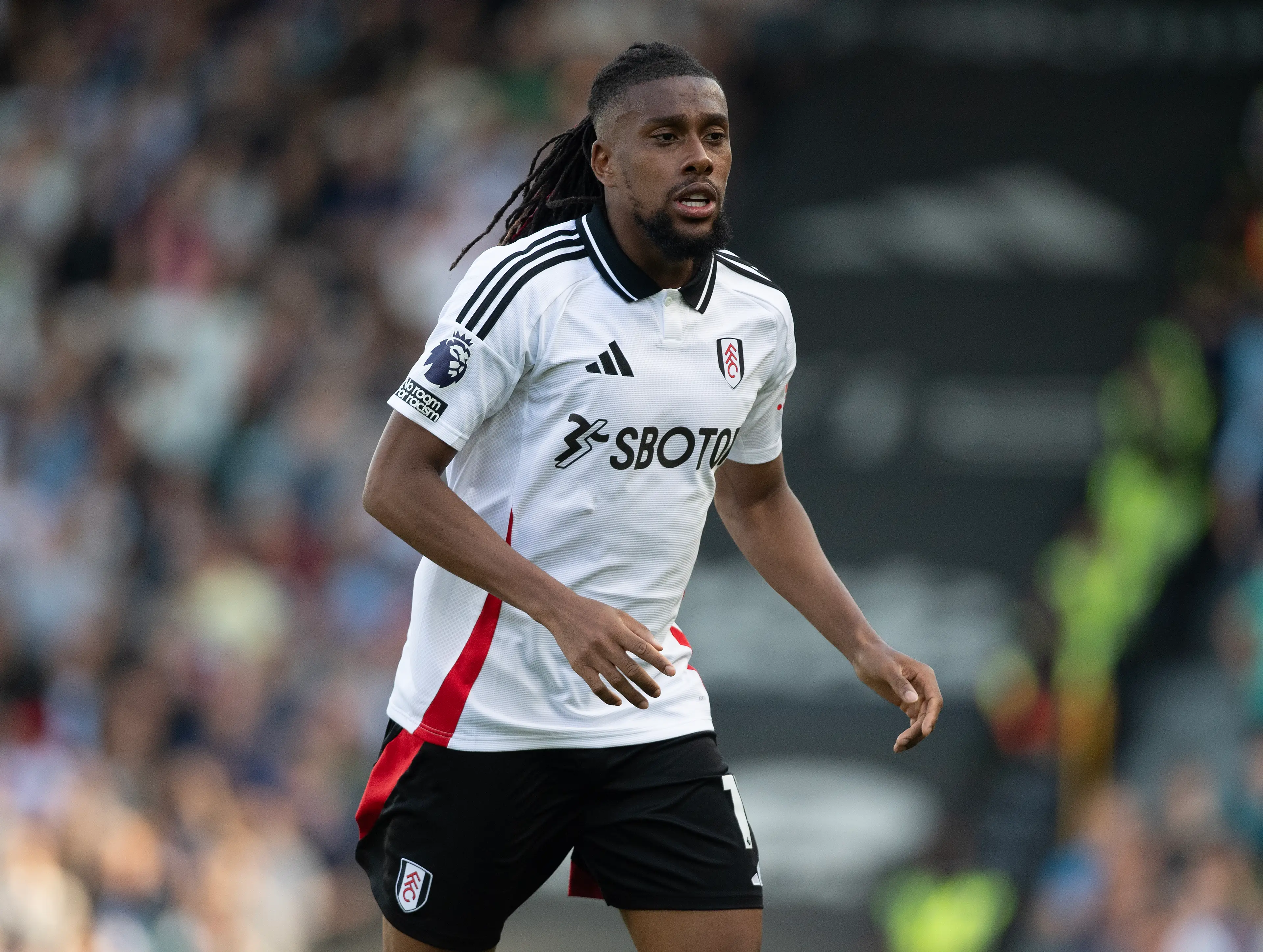 Alex Iwobi in action for Fulham. Image: Getty