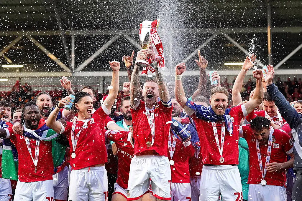 Wrexham secured promotion to the Championship this season. (Image: Getty)