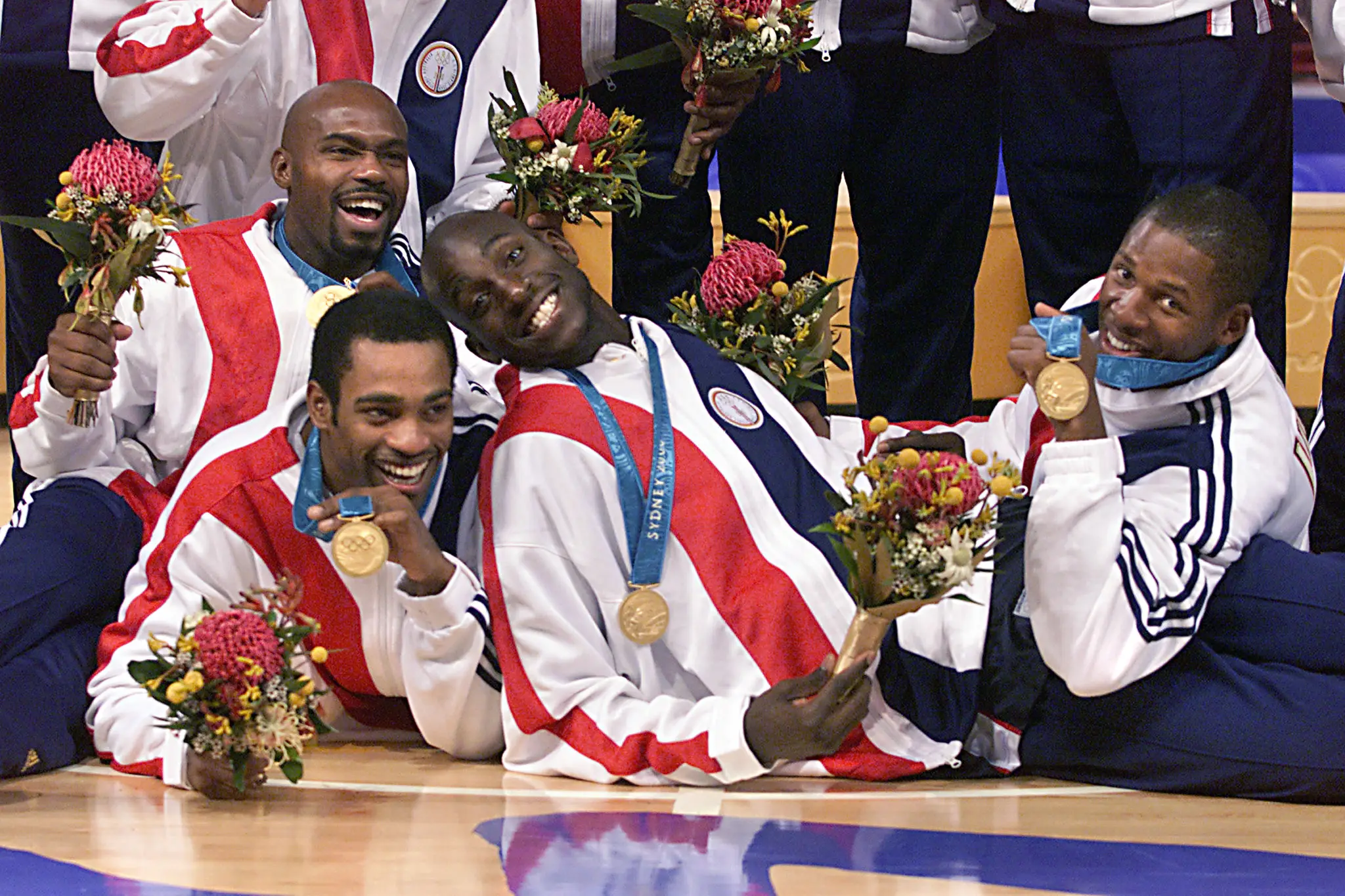 Garnett helped the US win gold in the men's basketball. Image: Getty