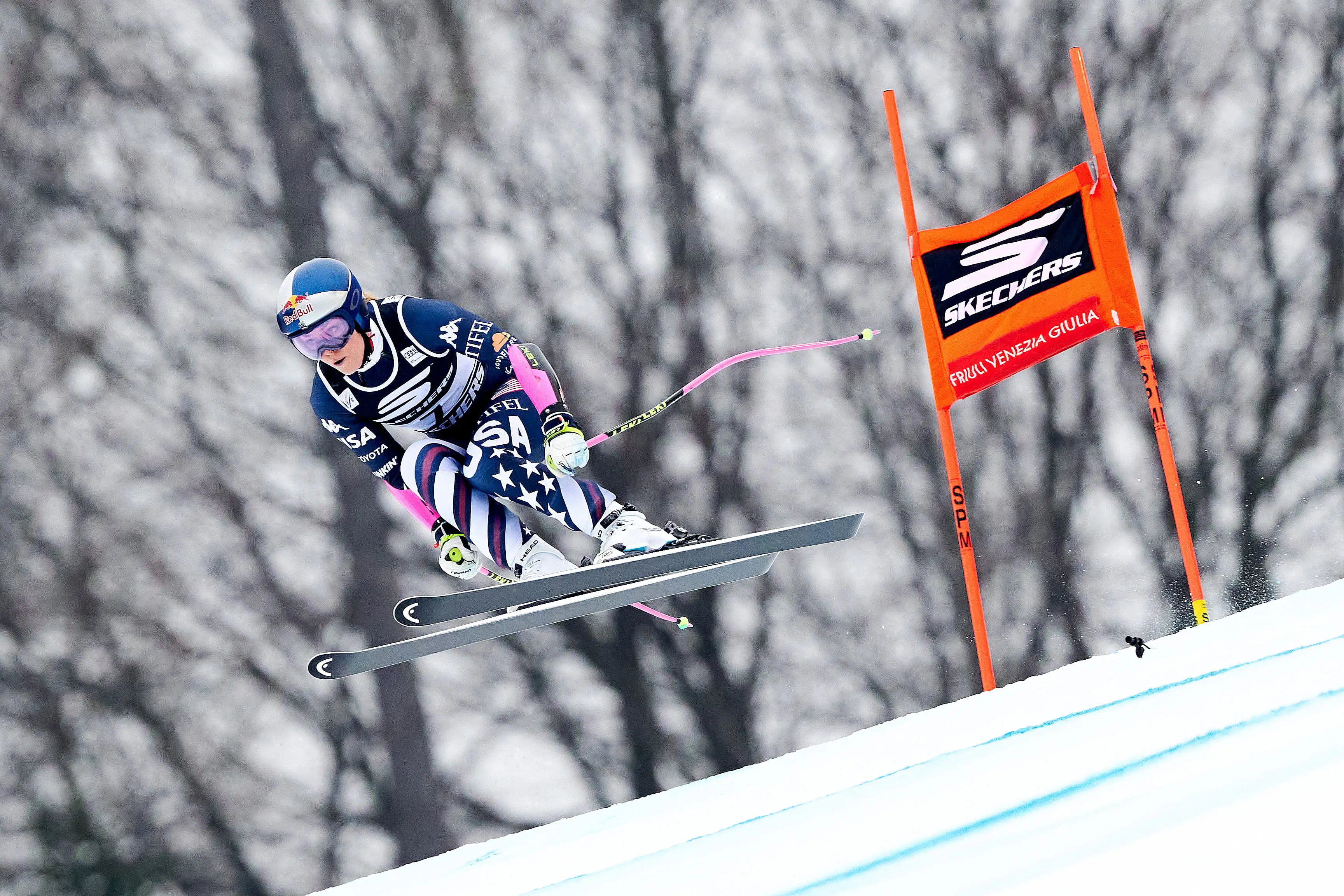 Vonn returned to competitive skiing in 2024 after a six-year retirement (Image: Getty)