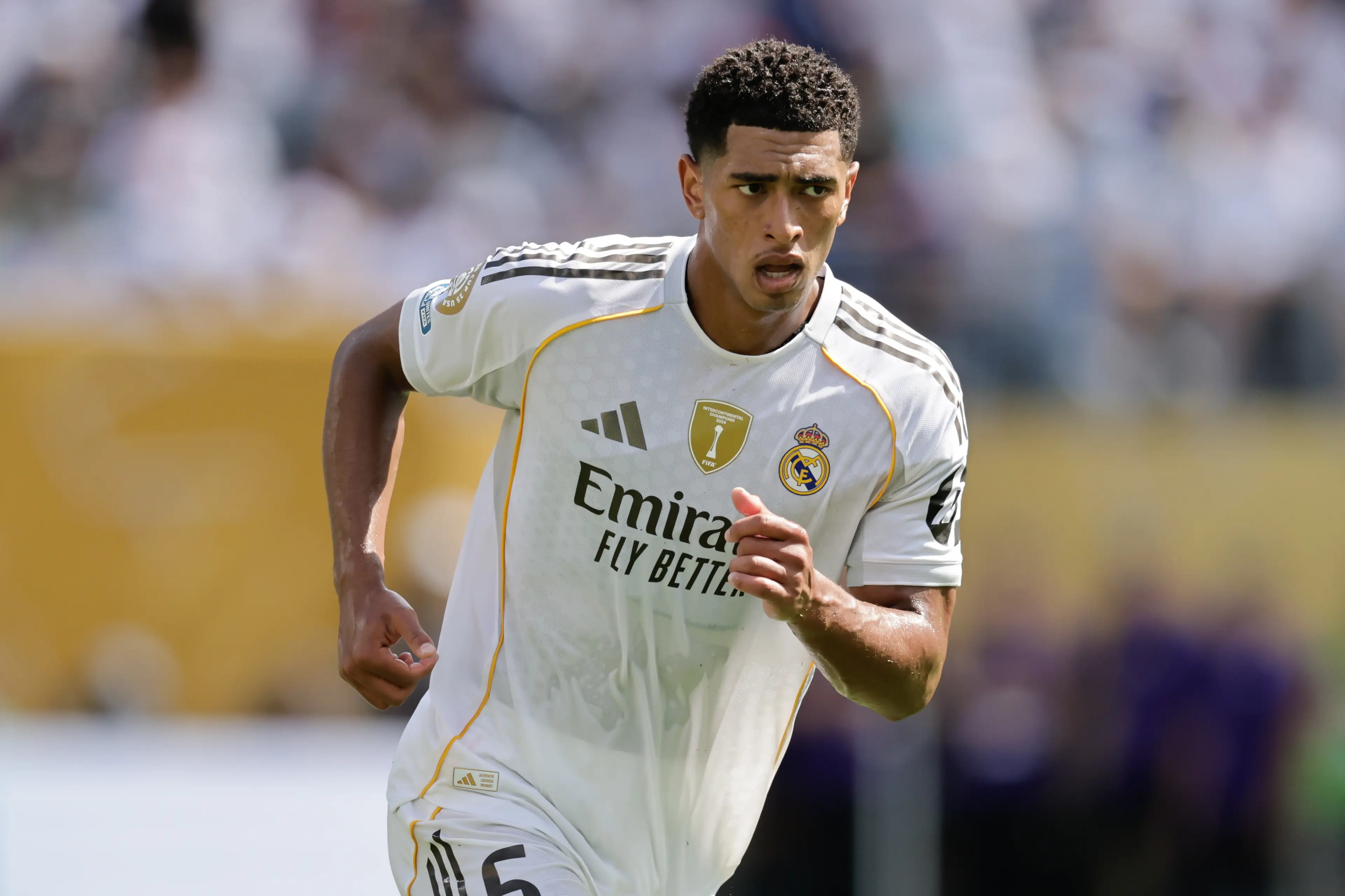 Jude Bellingham in action for Real Madrid at the Club World Cup. Image: Getty