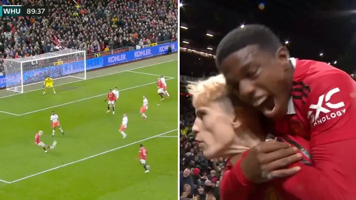 Alejandro Garnacho scores stunning goal as Man United advance in the FA Cup
