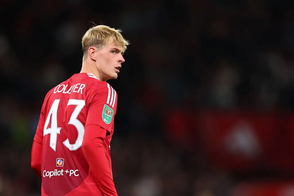 Toby Collyer impressed during Manchester United's 7-0 win over Barnsley in the Carabao Cup. (Image: Getty)