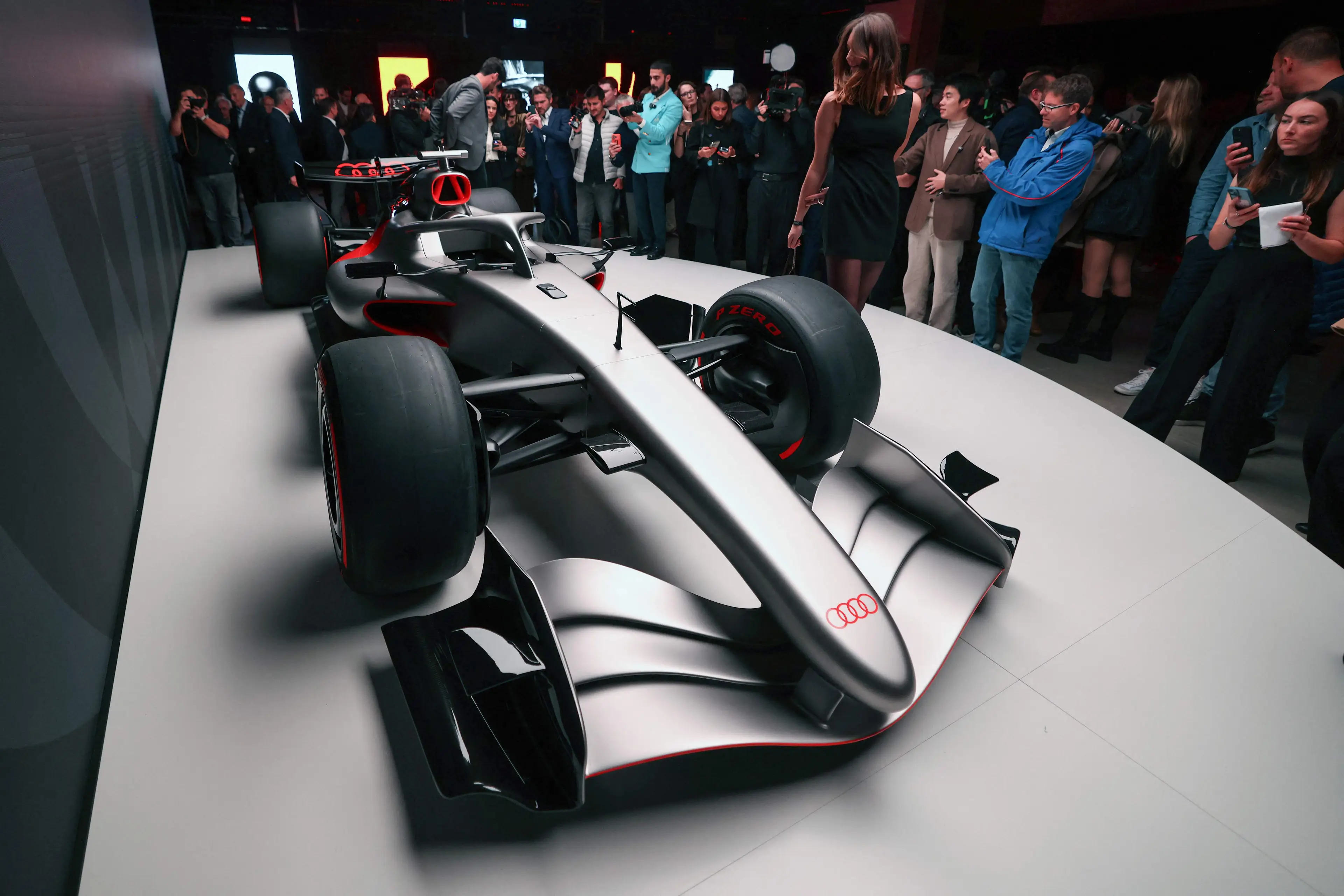 Audi unveiled a concept car ahead of their F1 debut in 2026. Image: Getty