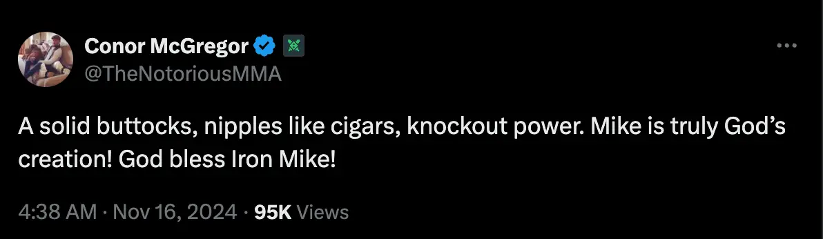 Image: Twitter/@TheNotoriousMMA