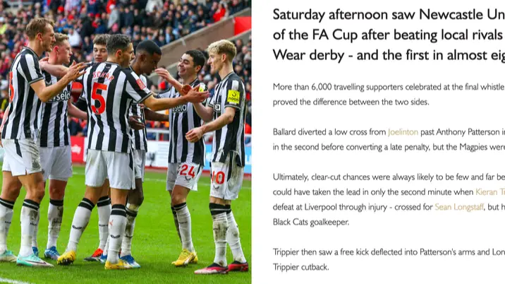 Getty/Newcastle United