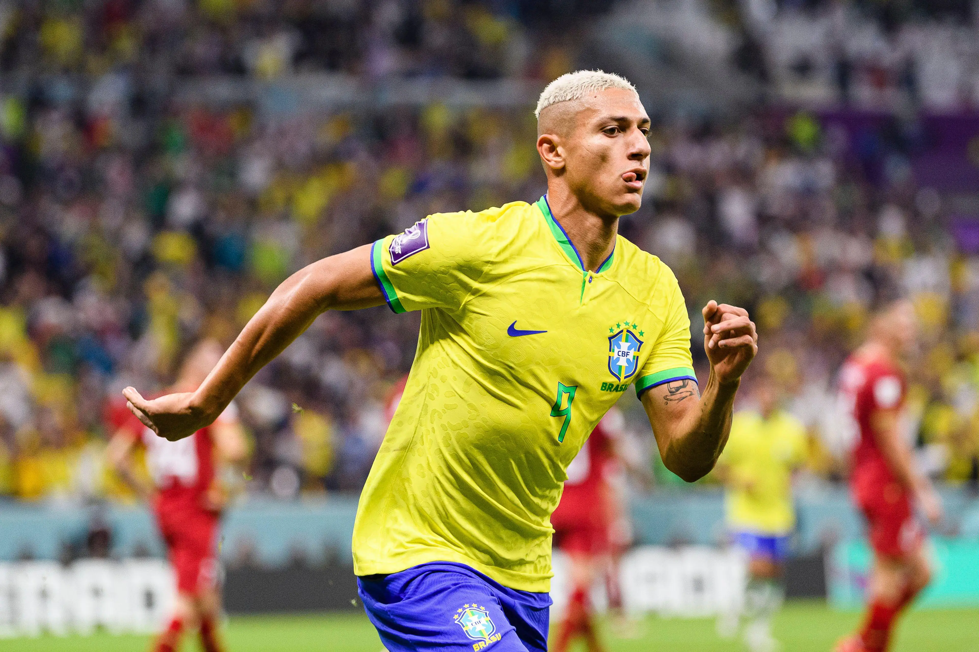 Richarlison celebrates his goal. (Image