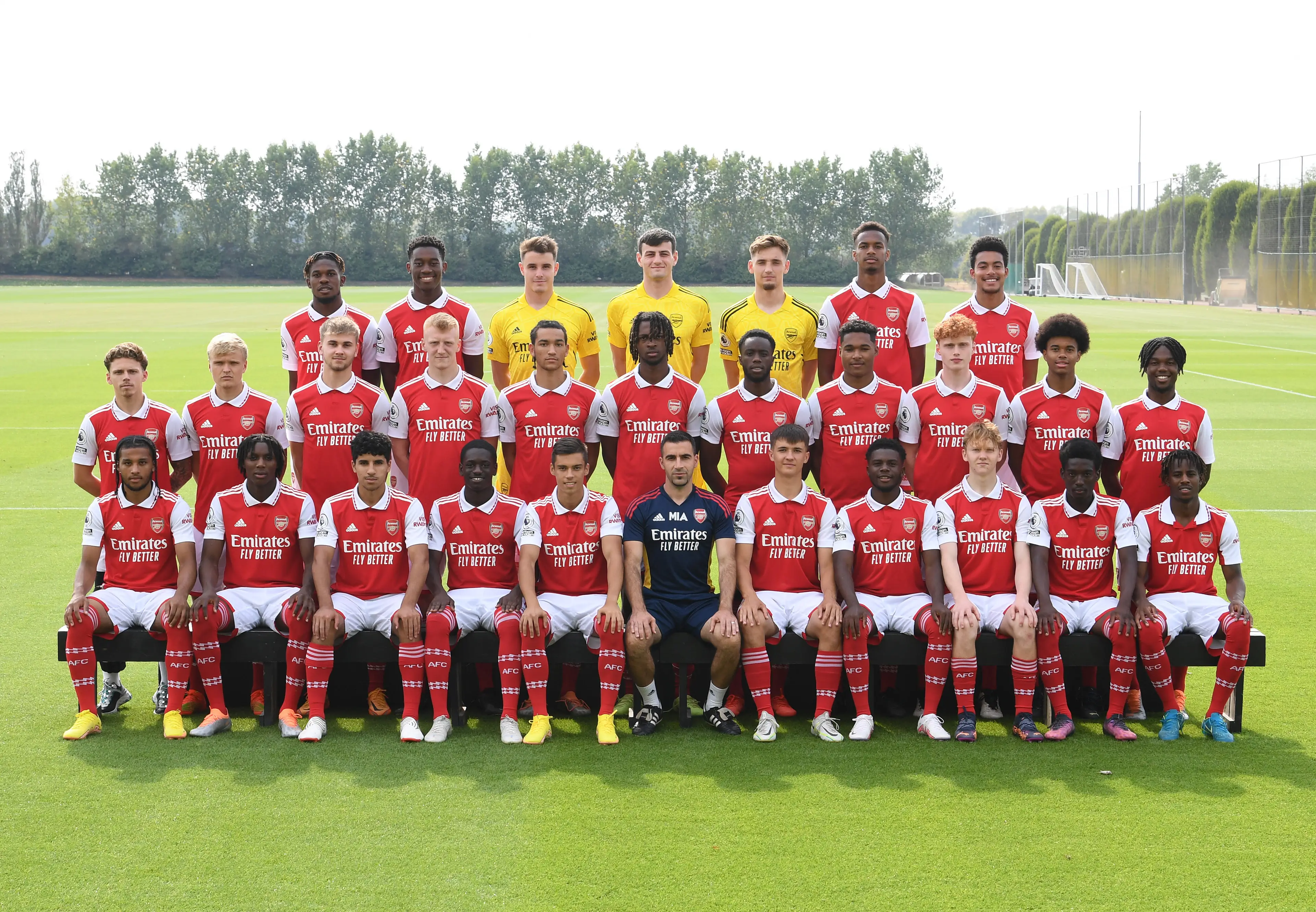Arsenal U21 Team Photo (Image: Getty)