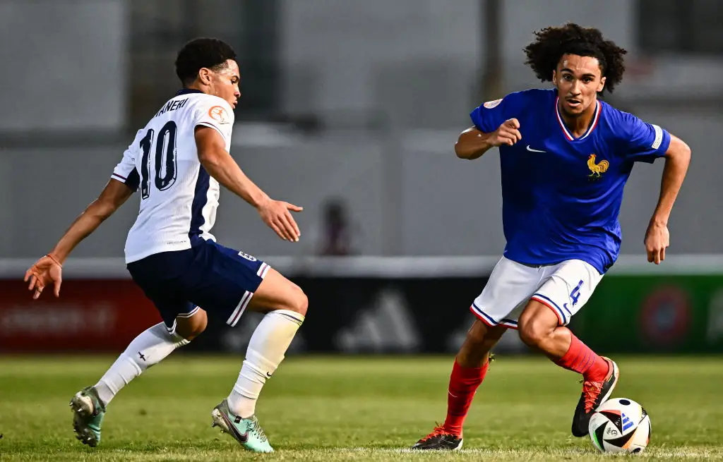 Angely in action for France (Image: Getty)