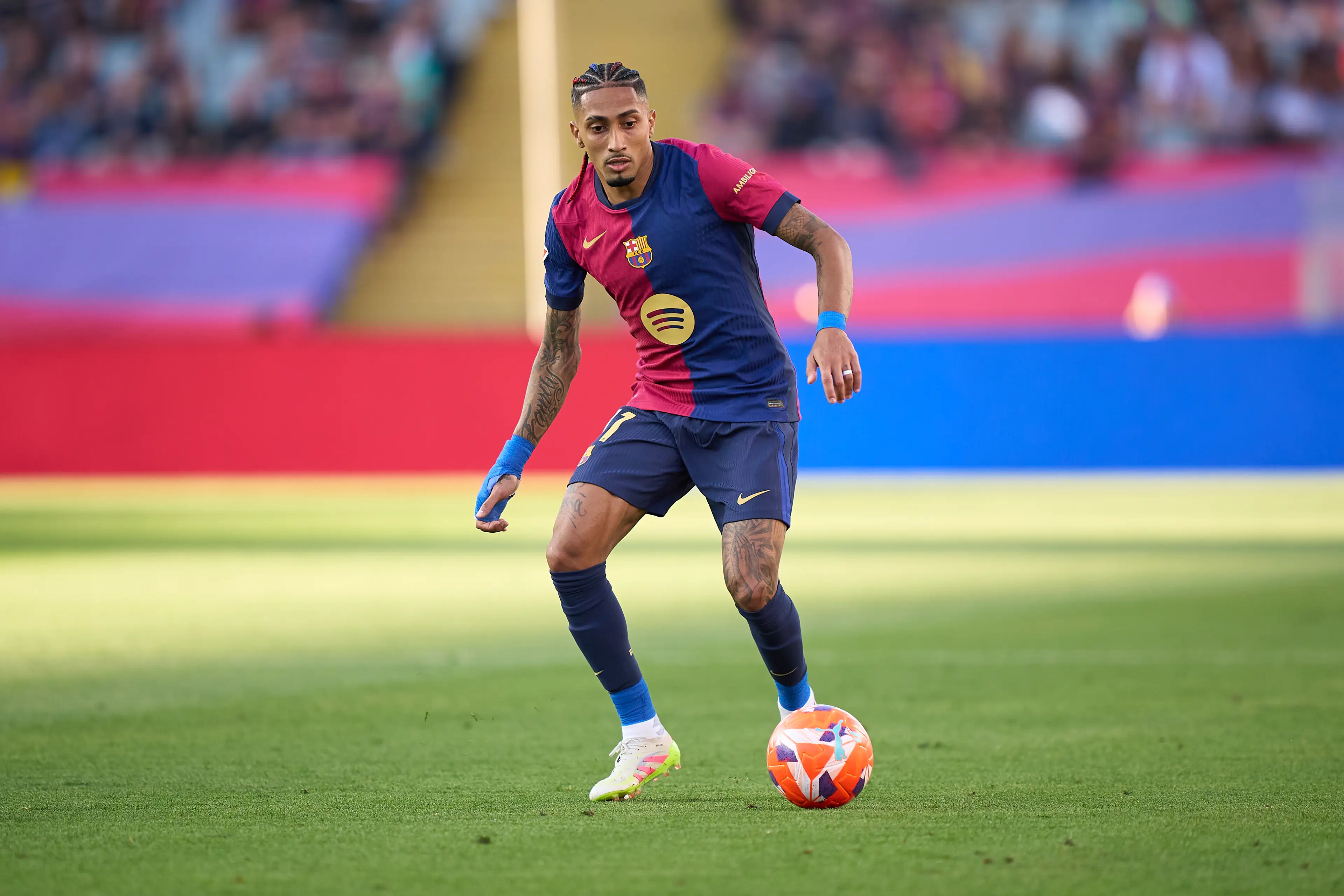 Thierry Henry said Raphinha was 'ahead' of his rivals for the 2025 Ballon d'Or earlier this year. Image: Getty  