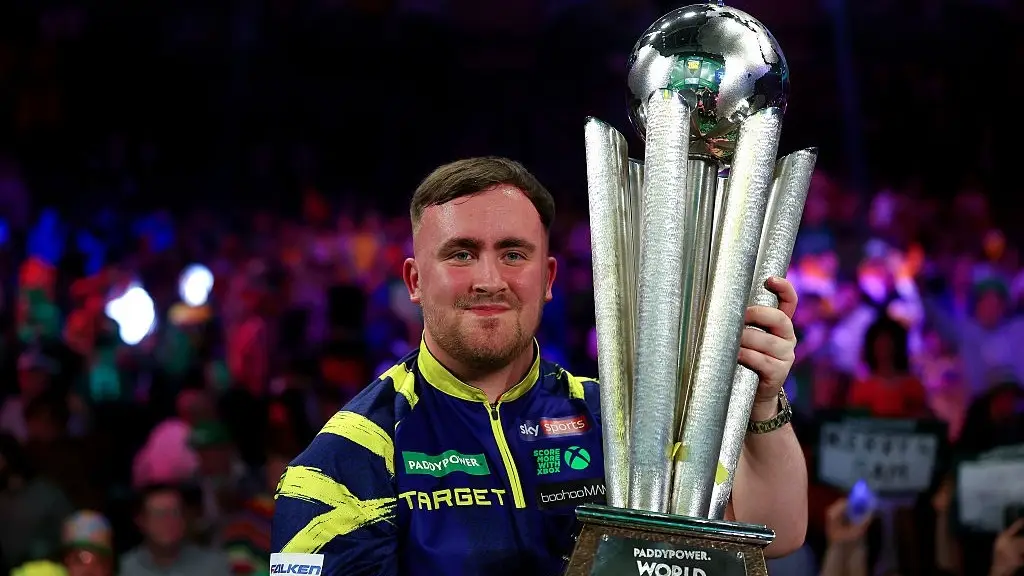 Luke Littler is the 2026 PDC World Darts champion. (Image: Warren Little/Getty Images)
